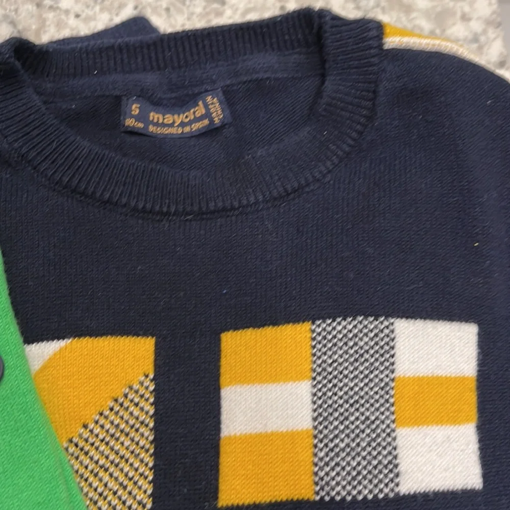 Mayoral set of three sweaters, size 5